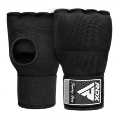 RDX Sports IS Padded Inner Gloves for Boxing (Black)